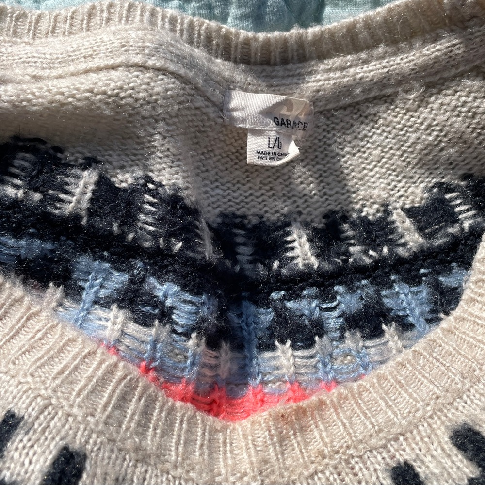 Garage Diamond Patterned Sweater - Picture 4 of 4